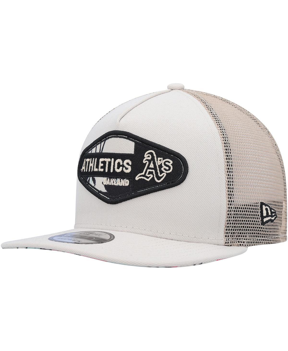 

Мужская кепка Snapback в стиле ретро Oakland Athletics в стиле ретро с А-образной рамкой Trucker 9FIFTY New Era