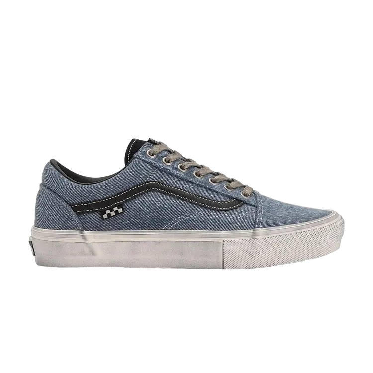 

Кеды Vans Skate Old Skool 'Denim Blue Distressed', синий