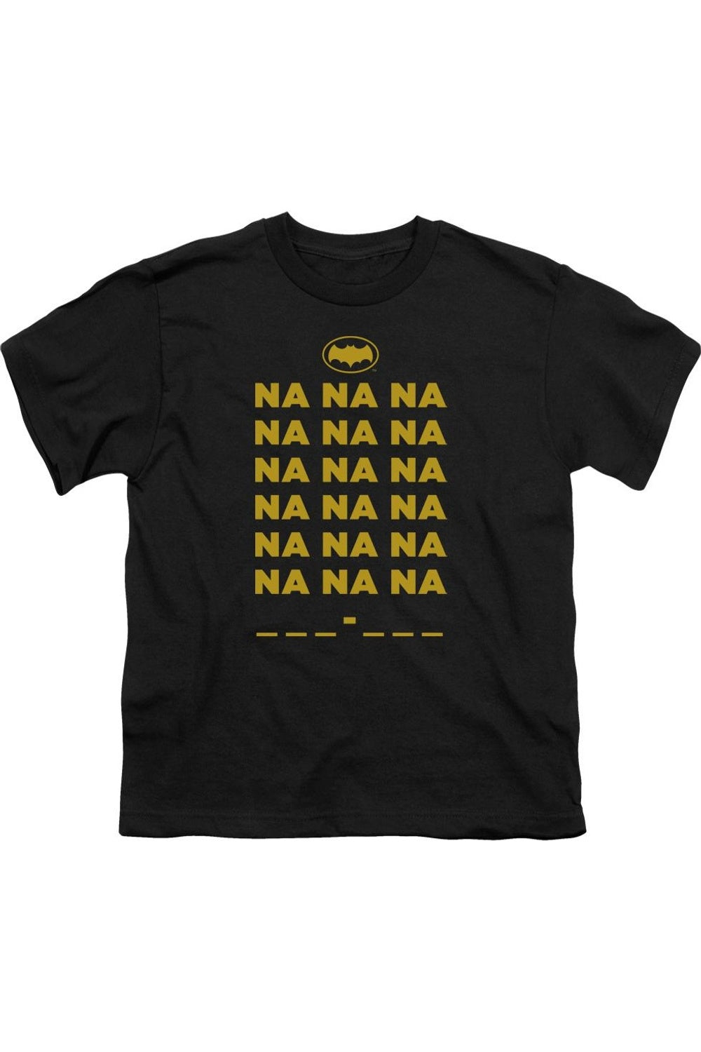 

Футболка с коротким рукавом для детей Batman Classic TV "Na Na Na" Gildan, черный