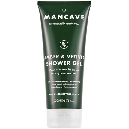 

Мужской гель для душа Amber Vetiver с натуральными ингредиентами - веганский Mancave
