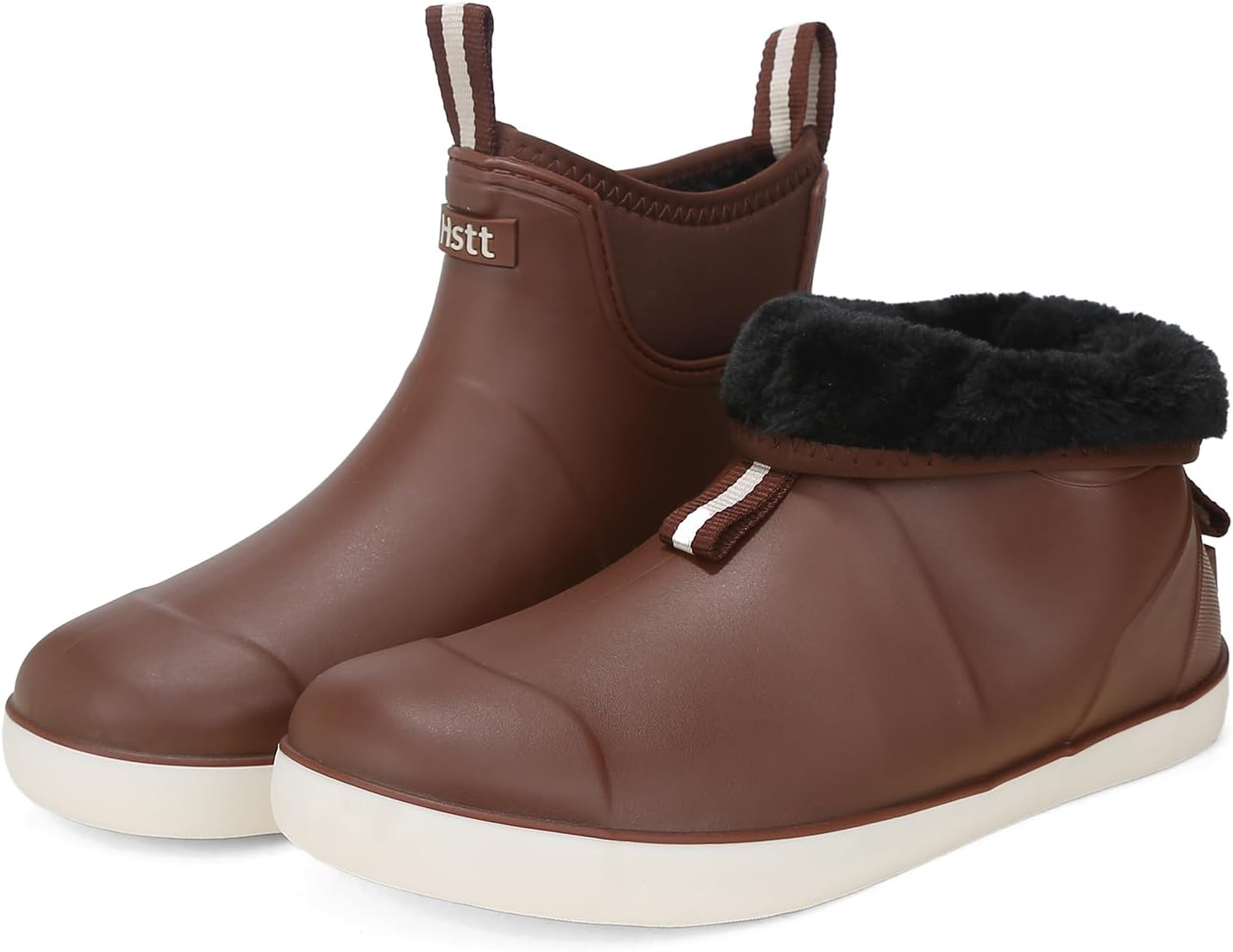 

Мужские ботинки, водонепроницаемые резиновые ботинки для сольной рыбалки, высокоэффективная обувь Челси для садоводства, рыбалки, катания на лодках, кемпинга и парусного спорта Lezzglt, коричневый