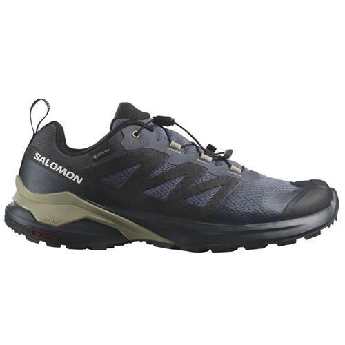 Кроссовки Salomon X-ADVENTURE GTX сине-черные — фото 2