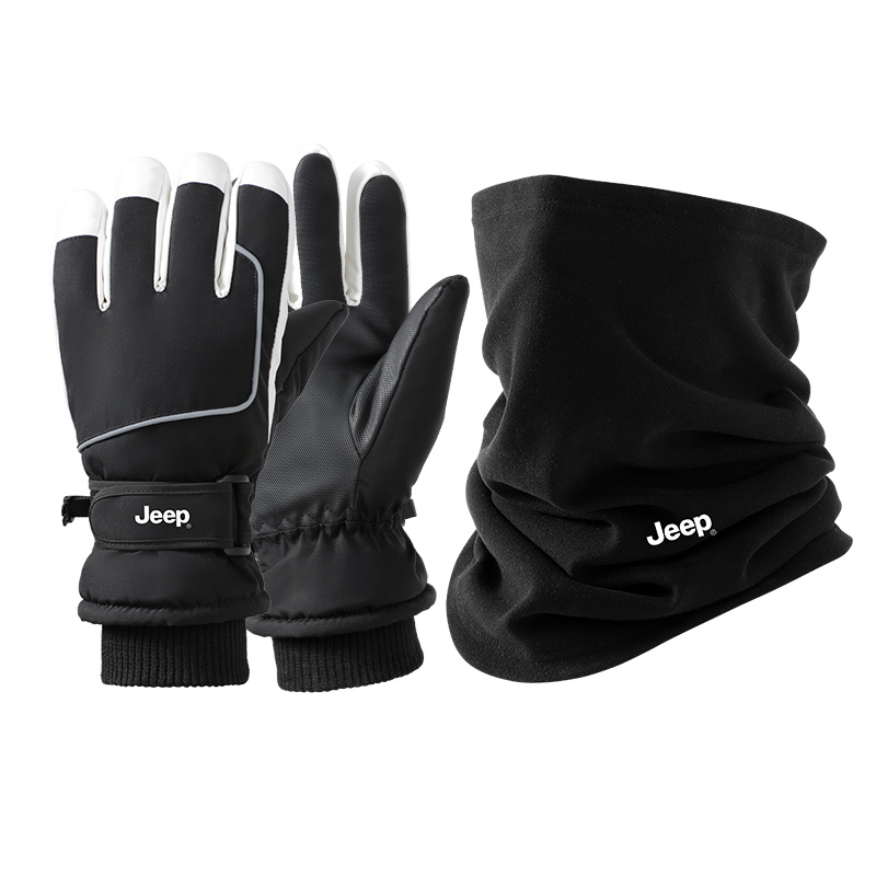 

Спортивные перчатки Men's с сенсорным экраном Jeep, day and night черный