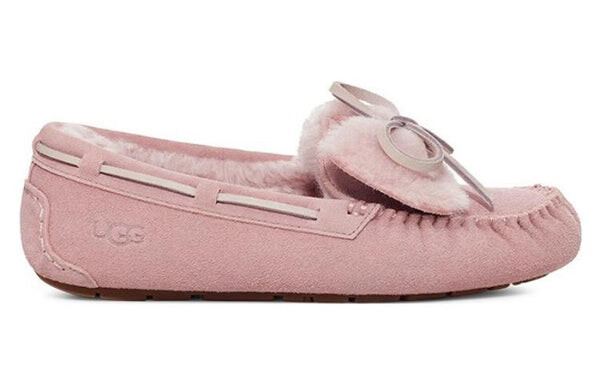 Тапочки дакота двойной бант Ugg, серый — фото 2