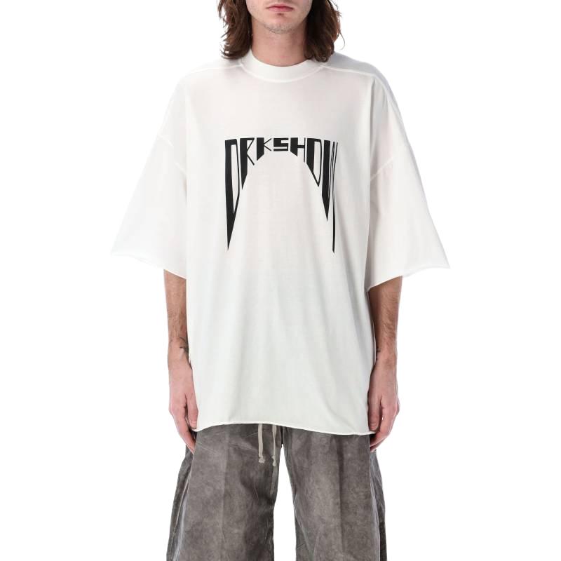 

Футболка drkshdw с изогнутым логотипом RICK OWENS, белый