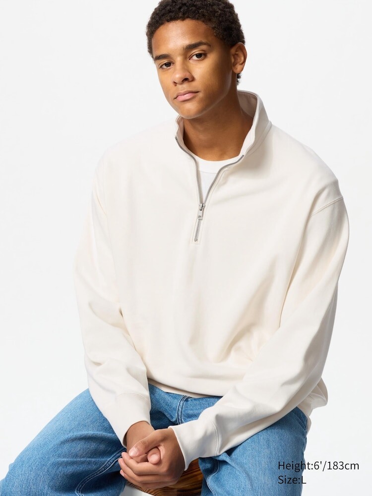 

Толстовка с молнией Uniqlo, цвет 01 белый