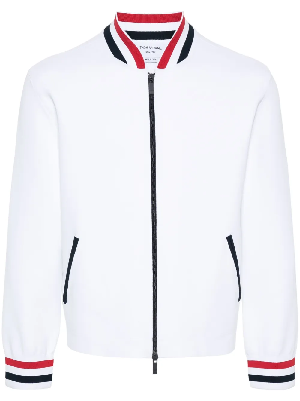 

Бомбер с полосками RWB THOM BROWNE, белый
