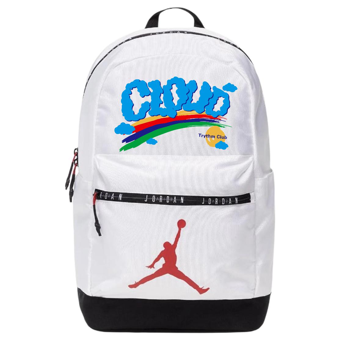 

Jordan Полиэстеровый рюкзак обычный унисекс белый, Multicolor