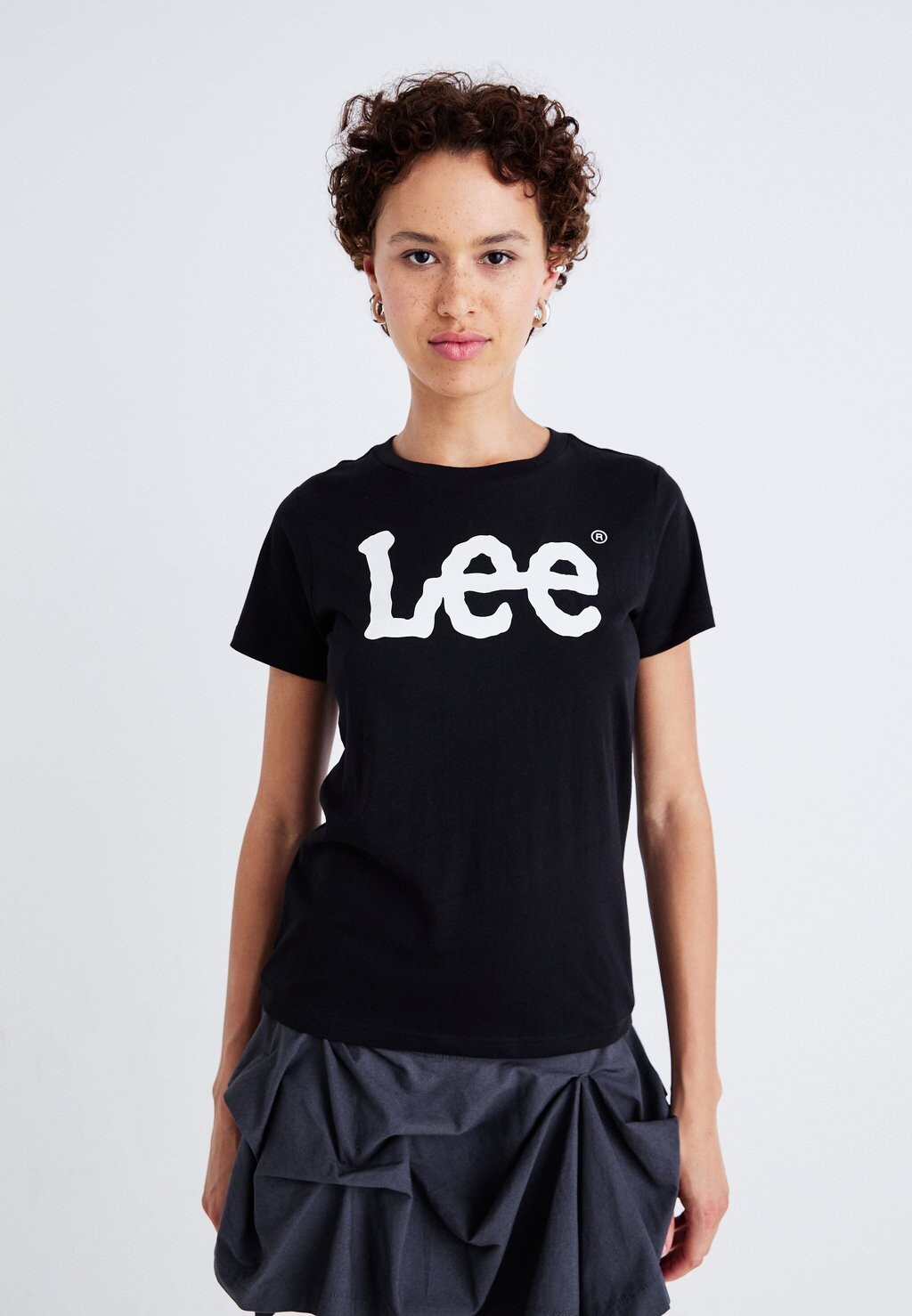 

Футболка с принтом Logo Tee Lee, черная