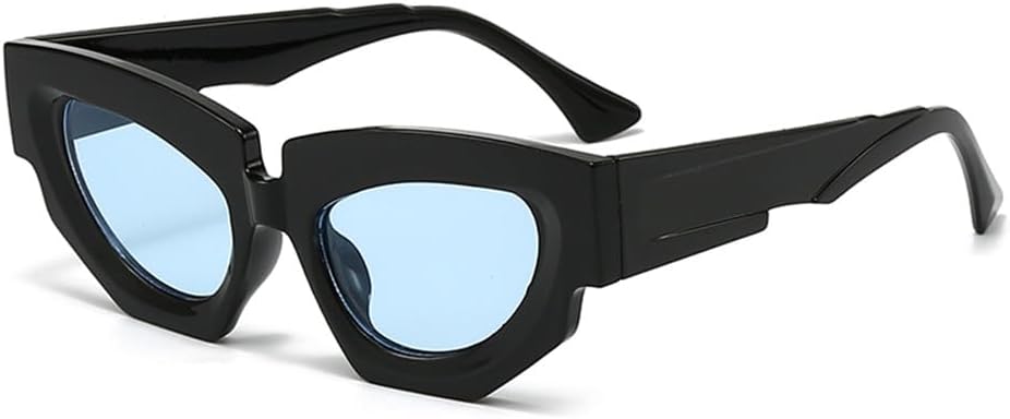 

Винтажные панк-солнцезащитные очки «кошачий глаз» для женщин и мужчин, ретро-модные солнцезащитные очки для вечеринок и праздников, защита от УФ-излучения UV400 KTUCN, 04