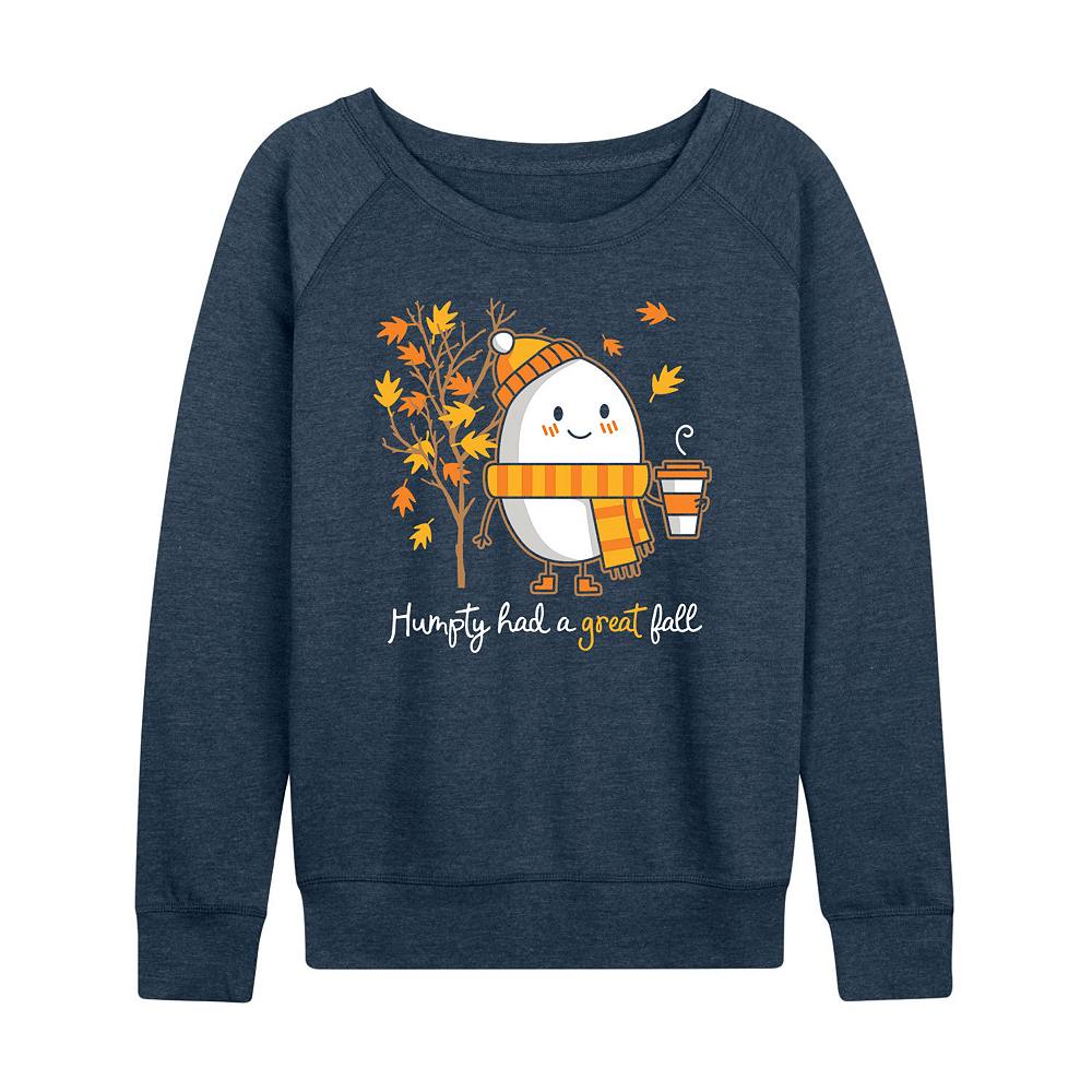 

Женский легкий свитшот из френч терри Humpty Great Fall Licensed Character, цвет Heather Indigo