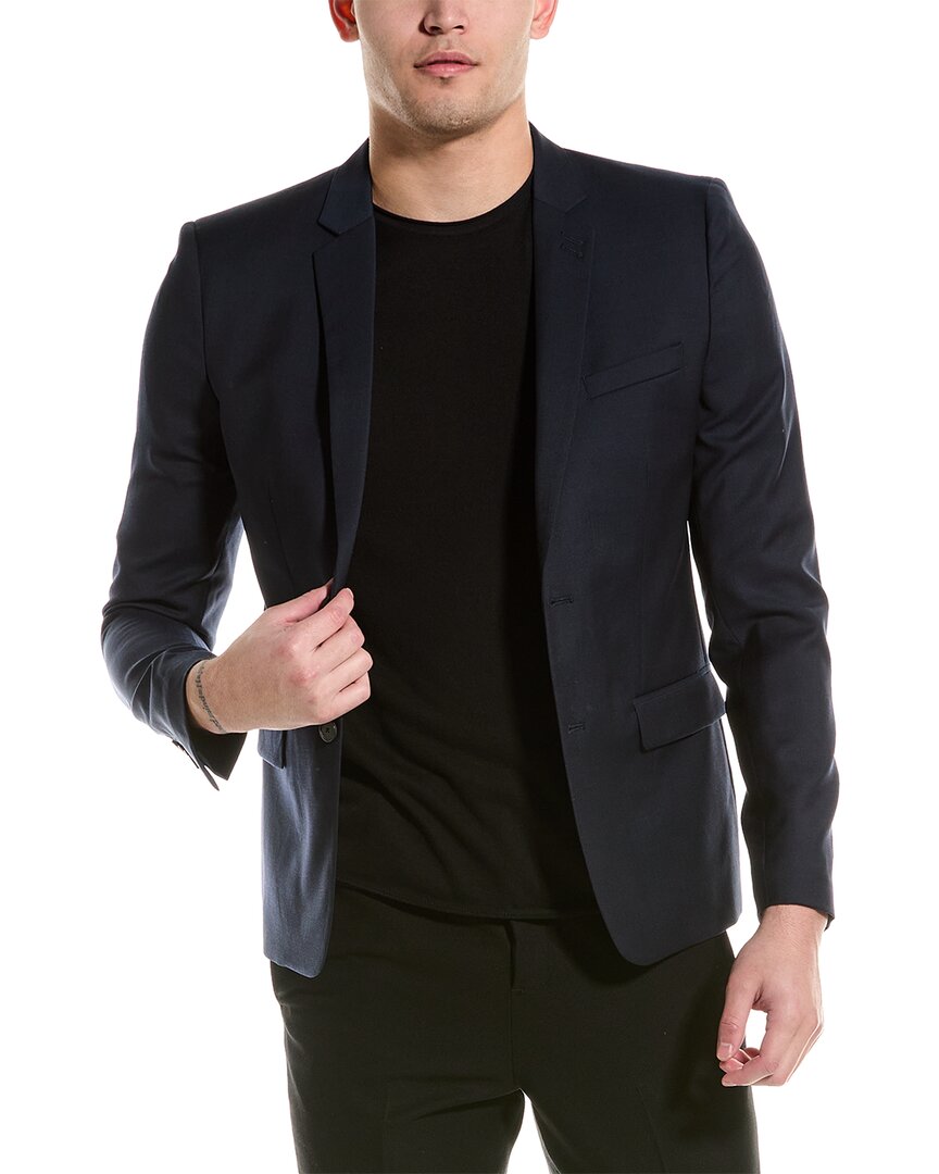 

Шерстяной пиджак Kooples The Kooples, синий