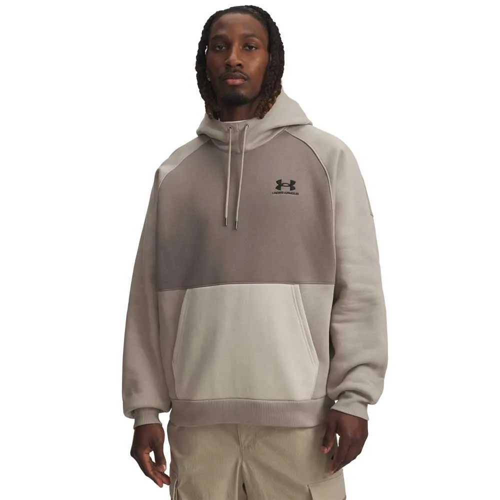

Худи Under Armour Icon HW Colorblocked, бежевый