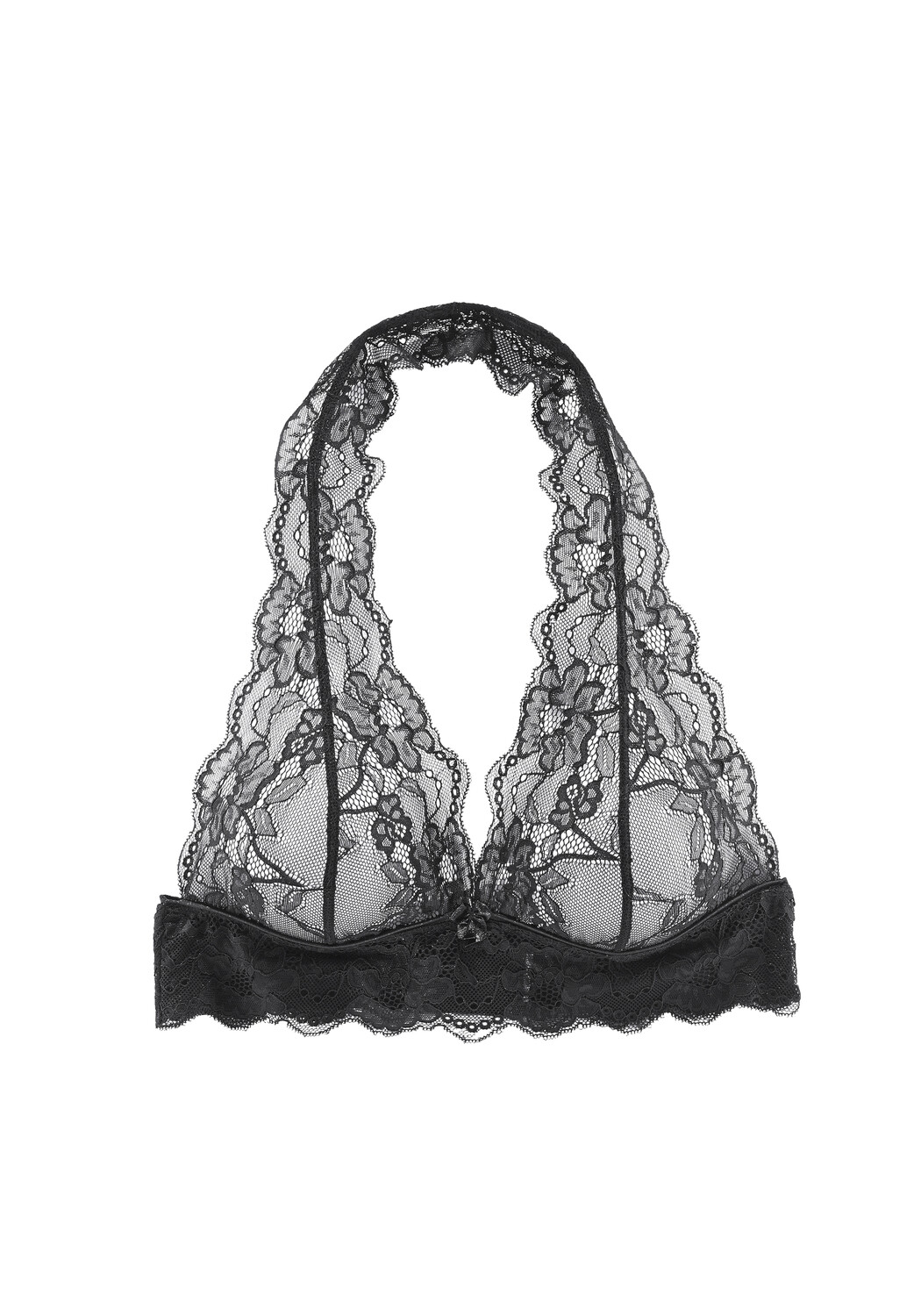 

Бюстгальтер без косточек LASCANA Neckholder BH, черный