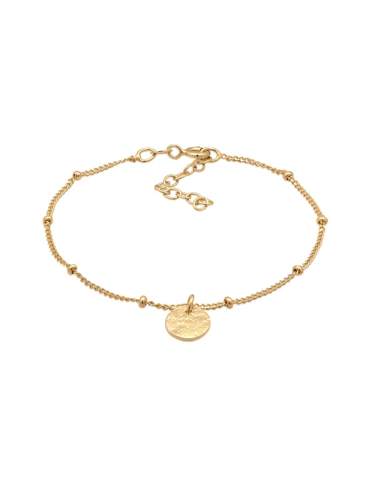 

Elli Браслет из серебра 925 пробы, шарик и диск из золота