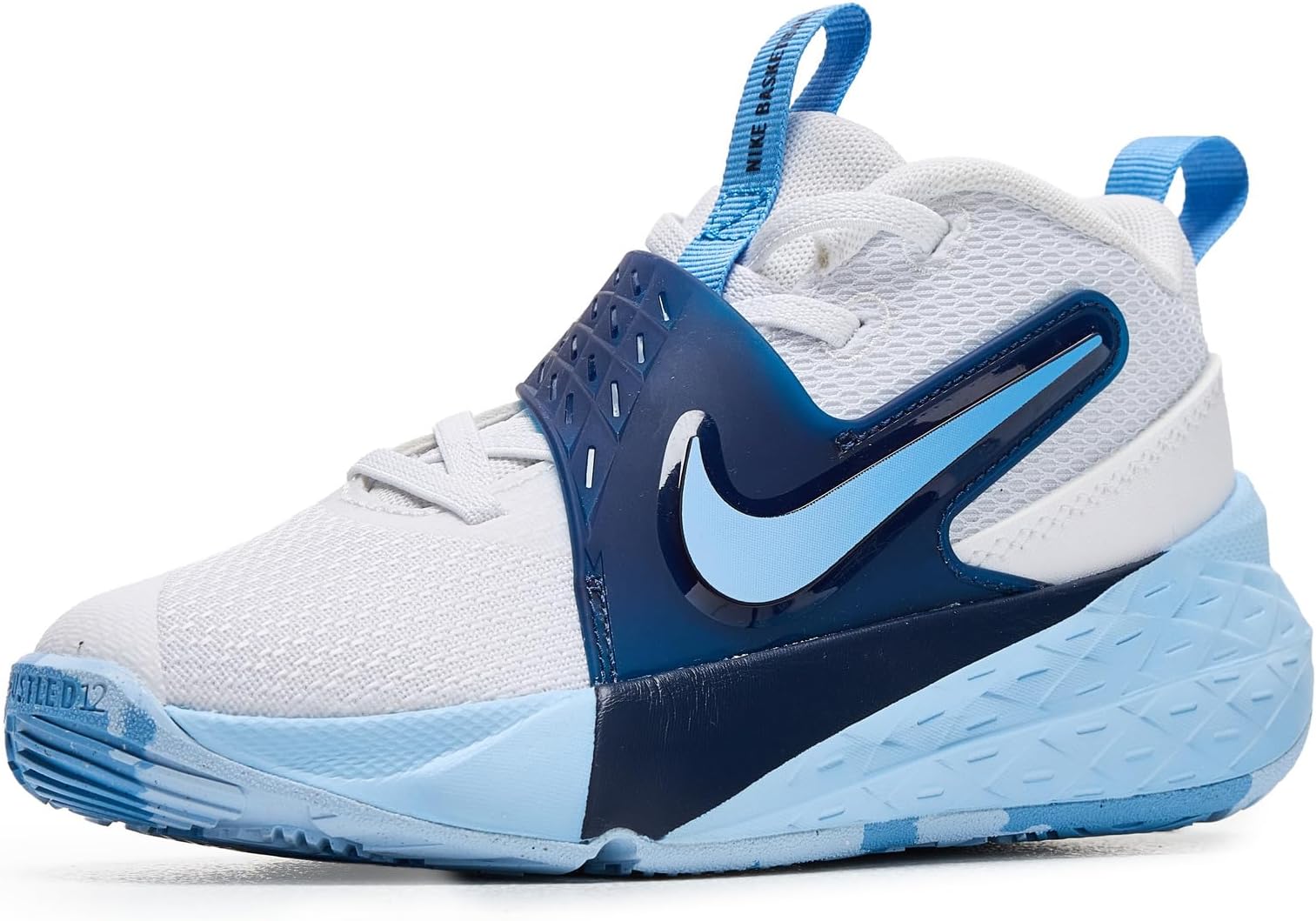 

Кроссовки Nike Kids Team Hustle D 12, White/University Blue/Psychic Blue