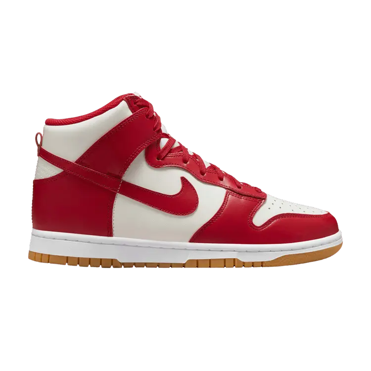 

Кроссовки Nike Wmns Dunk High Gym Red Sail Gum, красный