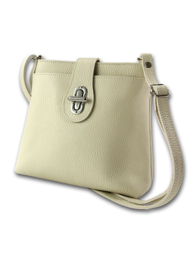 

Кожаная сумка через плечо Toscanto бежевого цвета, примерно 22 см Toscanto