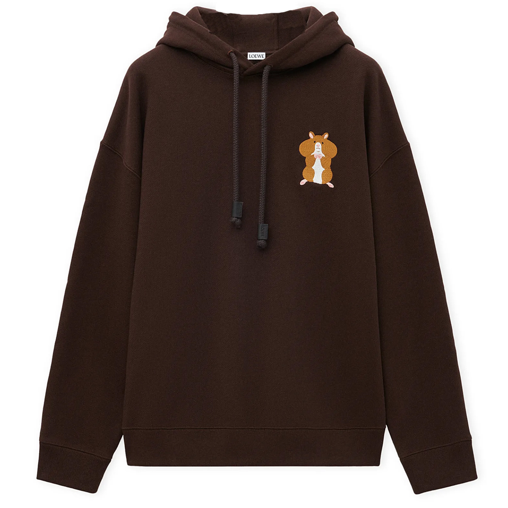 

LOEWE Толстовка Suna Fujita SS25 мужская, темно-коричневая