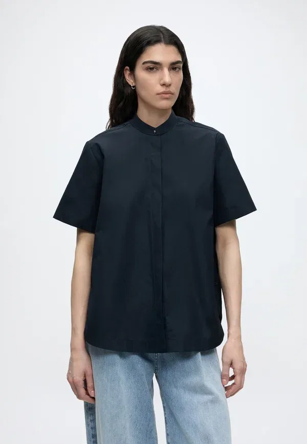 Блуза button down Boss, темно-синий