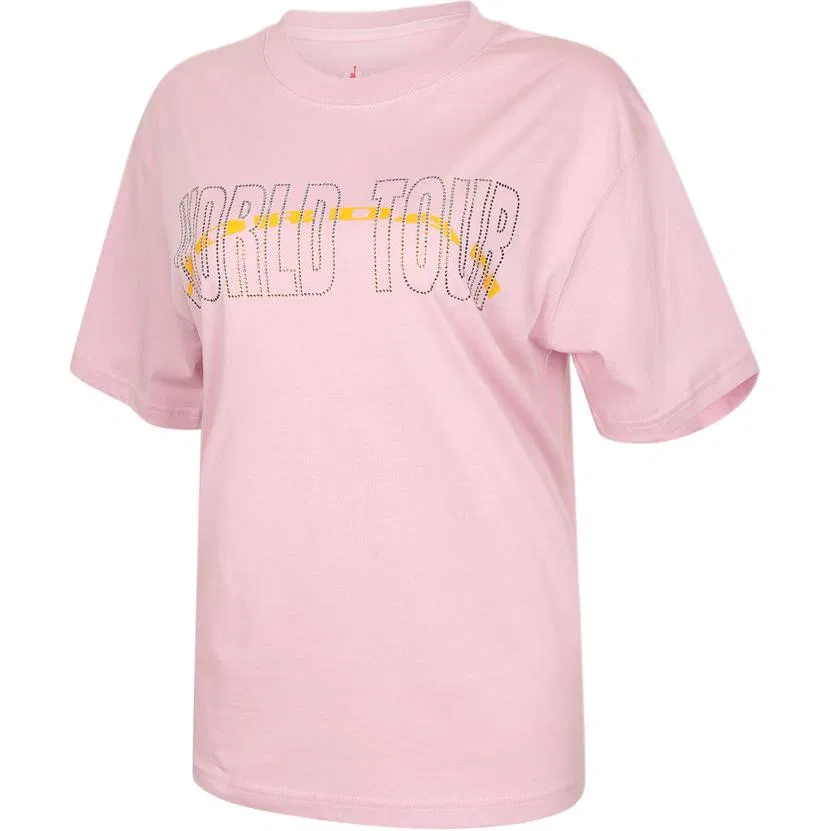 Женская футболка с опущенным плечом Drop Shoulder Sleeve Jordan, Pink