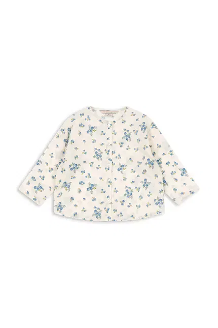 Рубашка с узором PACEY SHIRT Konges Sløjd, бежевый