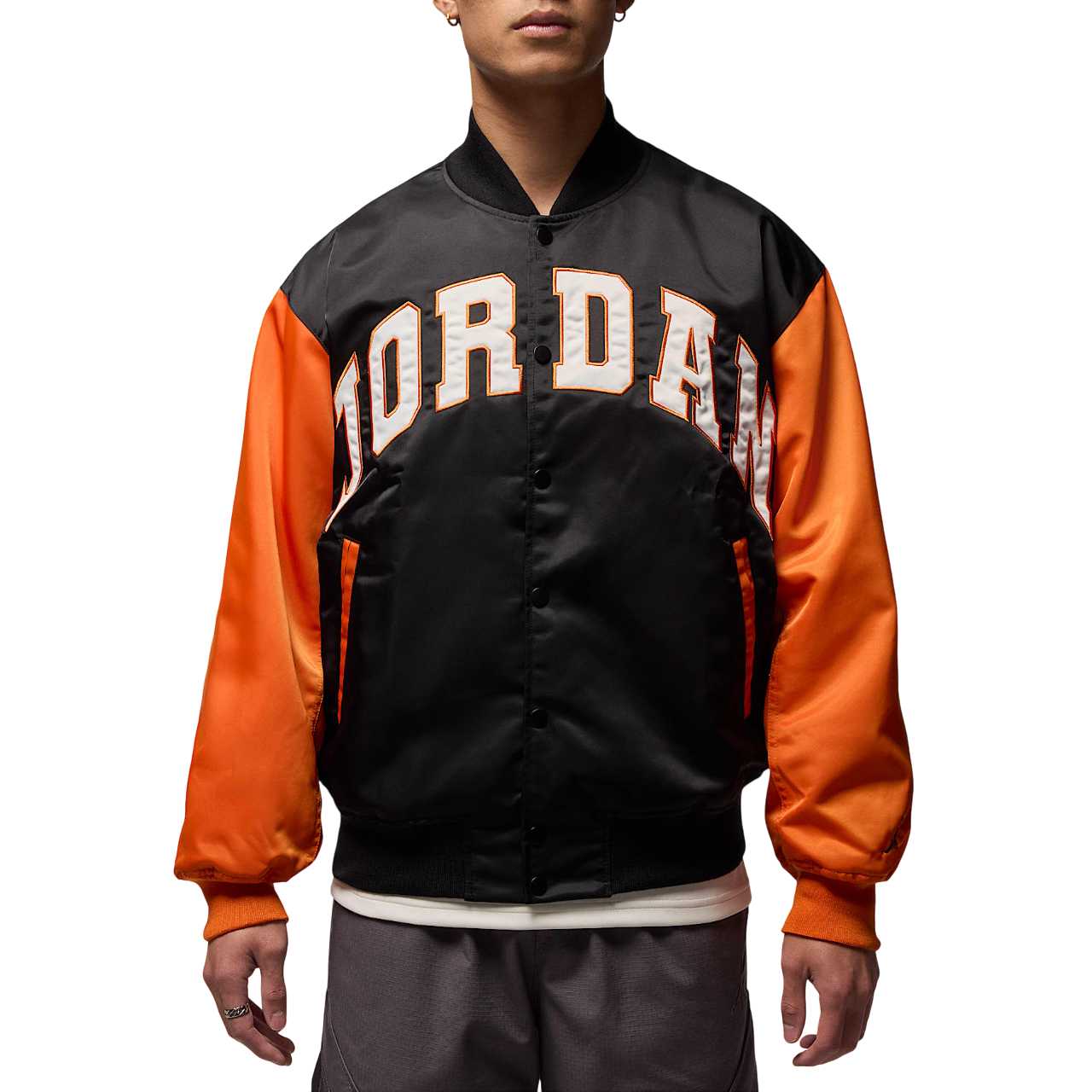 

Jordan Бруклинн Курка Унисекс Черный Оранжевый, Black Orange