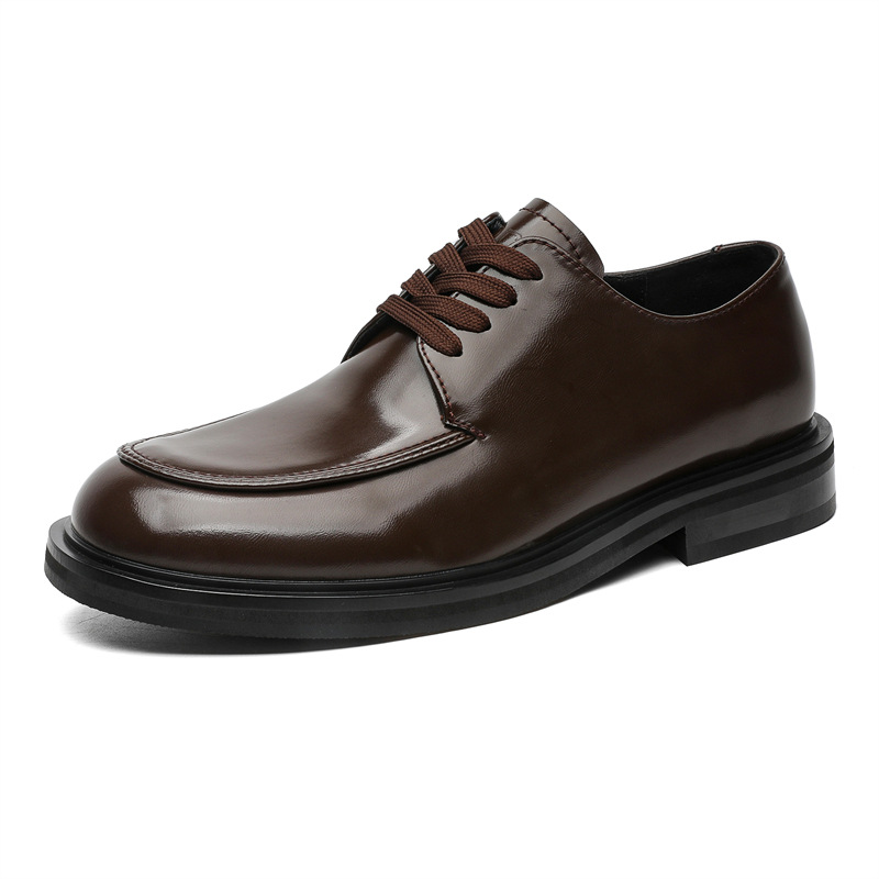 

Повседневные кожаные туфли мужские WEISHIBANGWEI, Brown