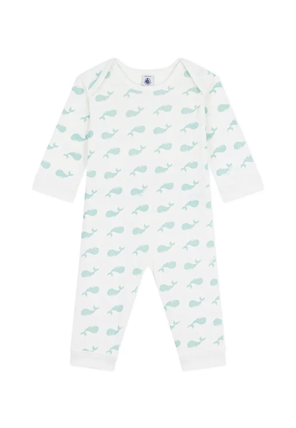 Пижама унисекс Petit Bateau, Marshmallow/Spray
