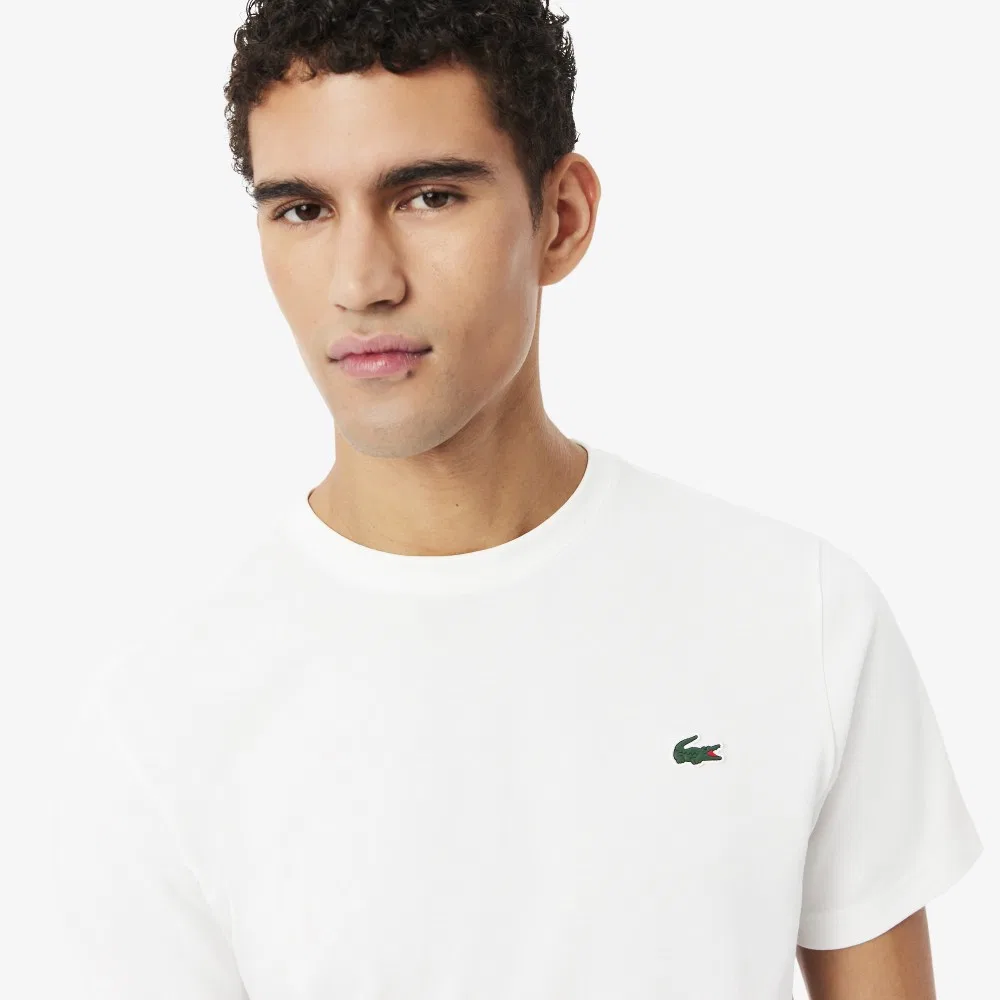 Мужская футболка Daniil Medvedev белая от Lacoste — фото 2