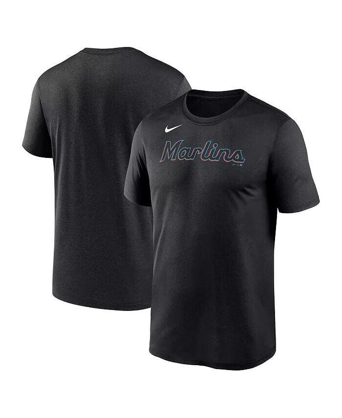 

Мужская черная футболка Miami Marlins New Legend Wordmark Nike