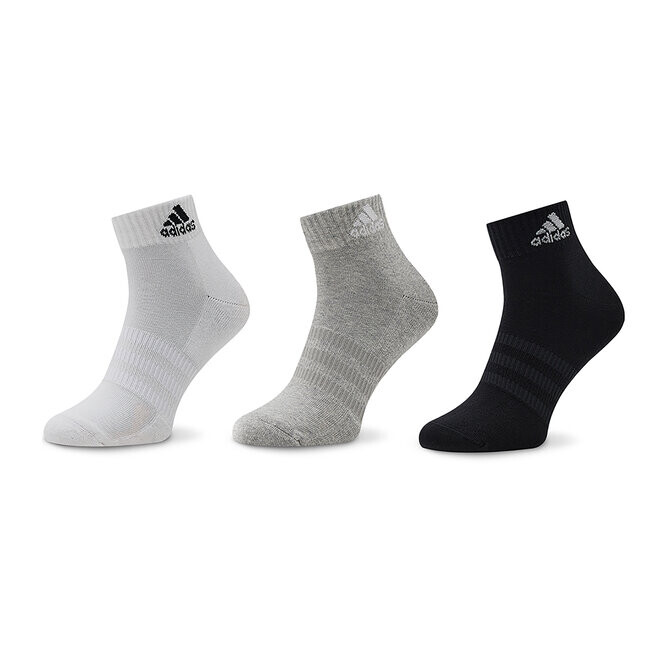 

Носки adidas CushionedSportswear Ankle, 3 шт, серый/черный/белый