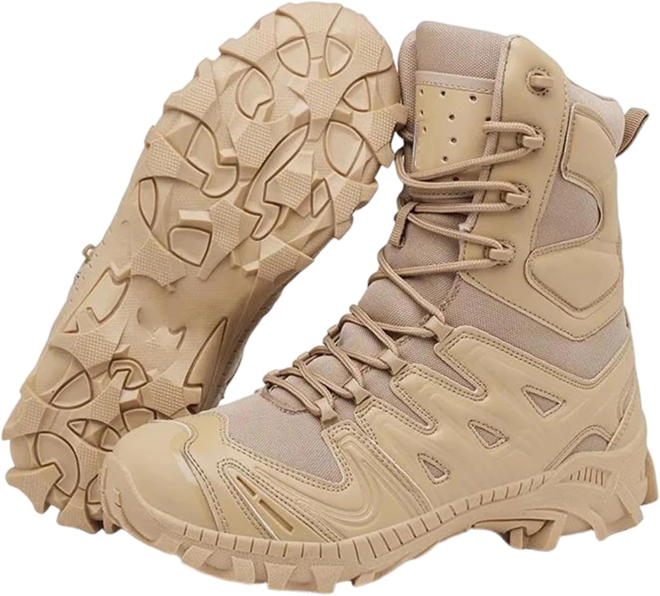 

Мужские тактические походные ботинки с противоскользящей подошвой для альпинизма и работы Alloaone, Sand