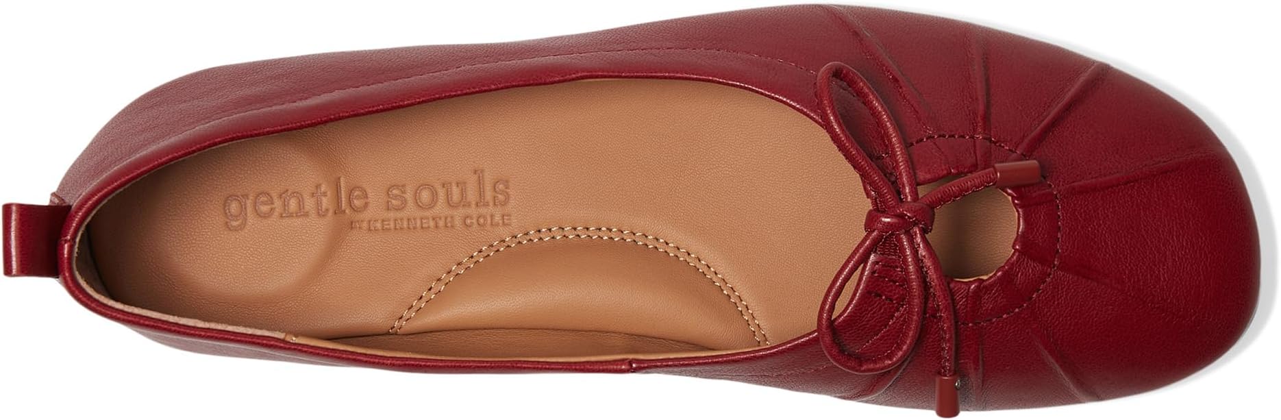 Балетки Gentle Souls by Kenneth Cole Marilyn, цвет Rio Red Leather — фото 2