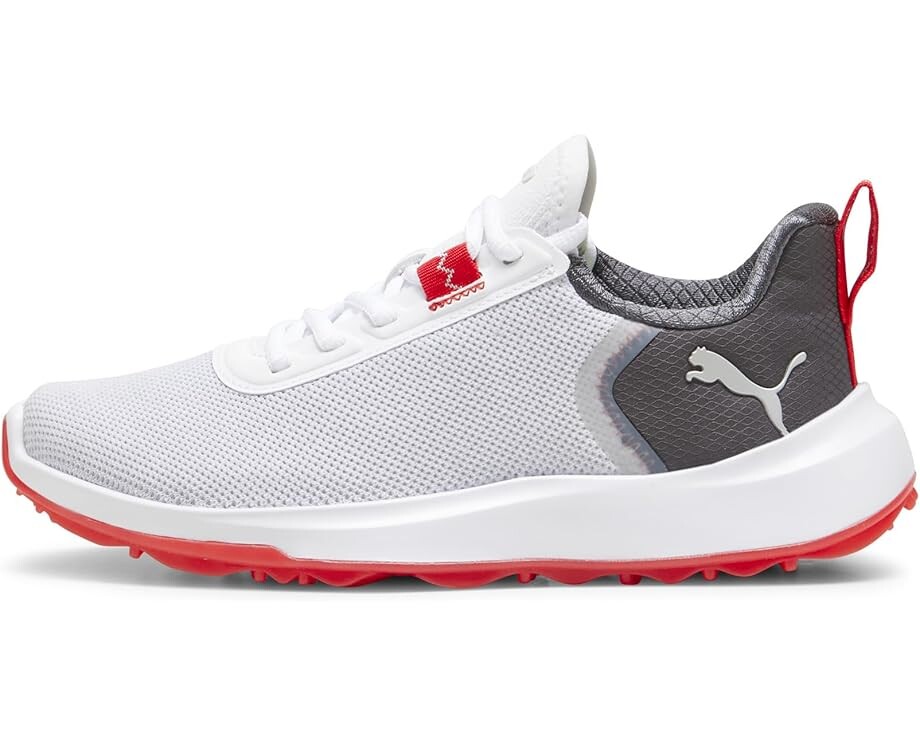 Кроссовки PUMA Golf Fusion Crush Sport Jr, цвет Puma White/Dark Coal — фото 3