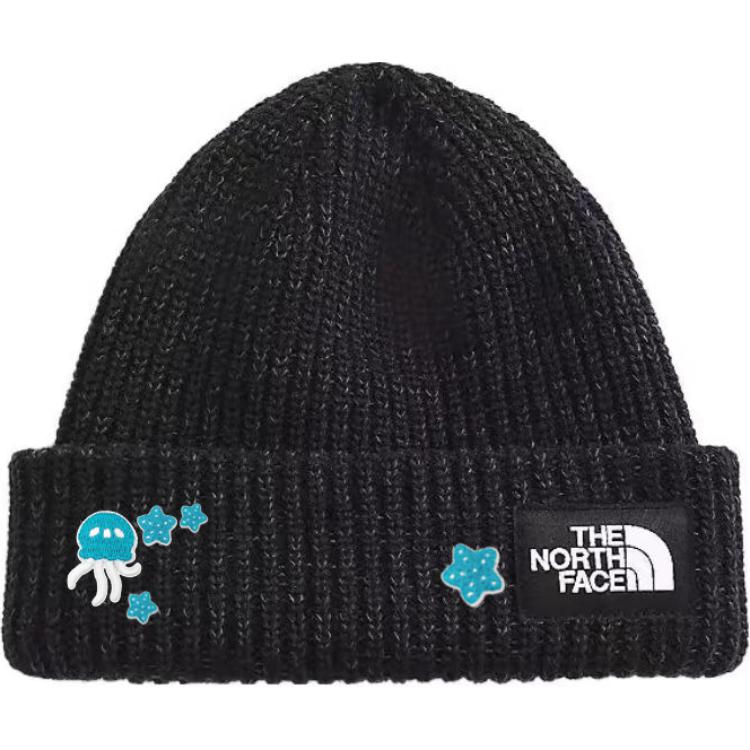 

THE NORTH FACE Полиэстеровая шапка унисекс черная, One Size Black Logo