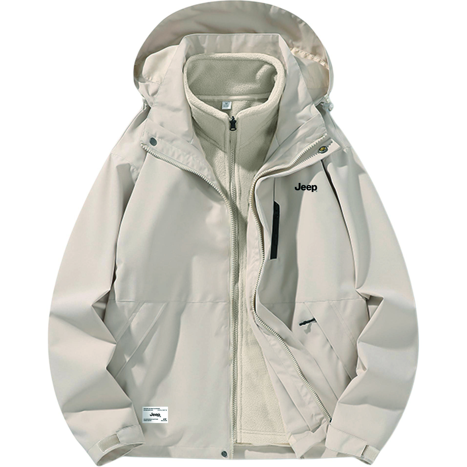 

Jeep Куртка из коллекции Leisure Unisex, Khaki [3-In-1 Warm]