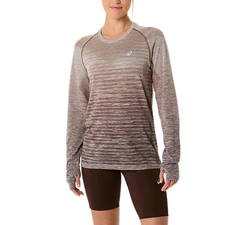 

ASICS Футболка Women's Gray с круглым вырезом и зауженной талией