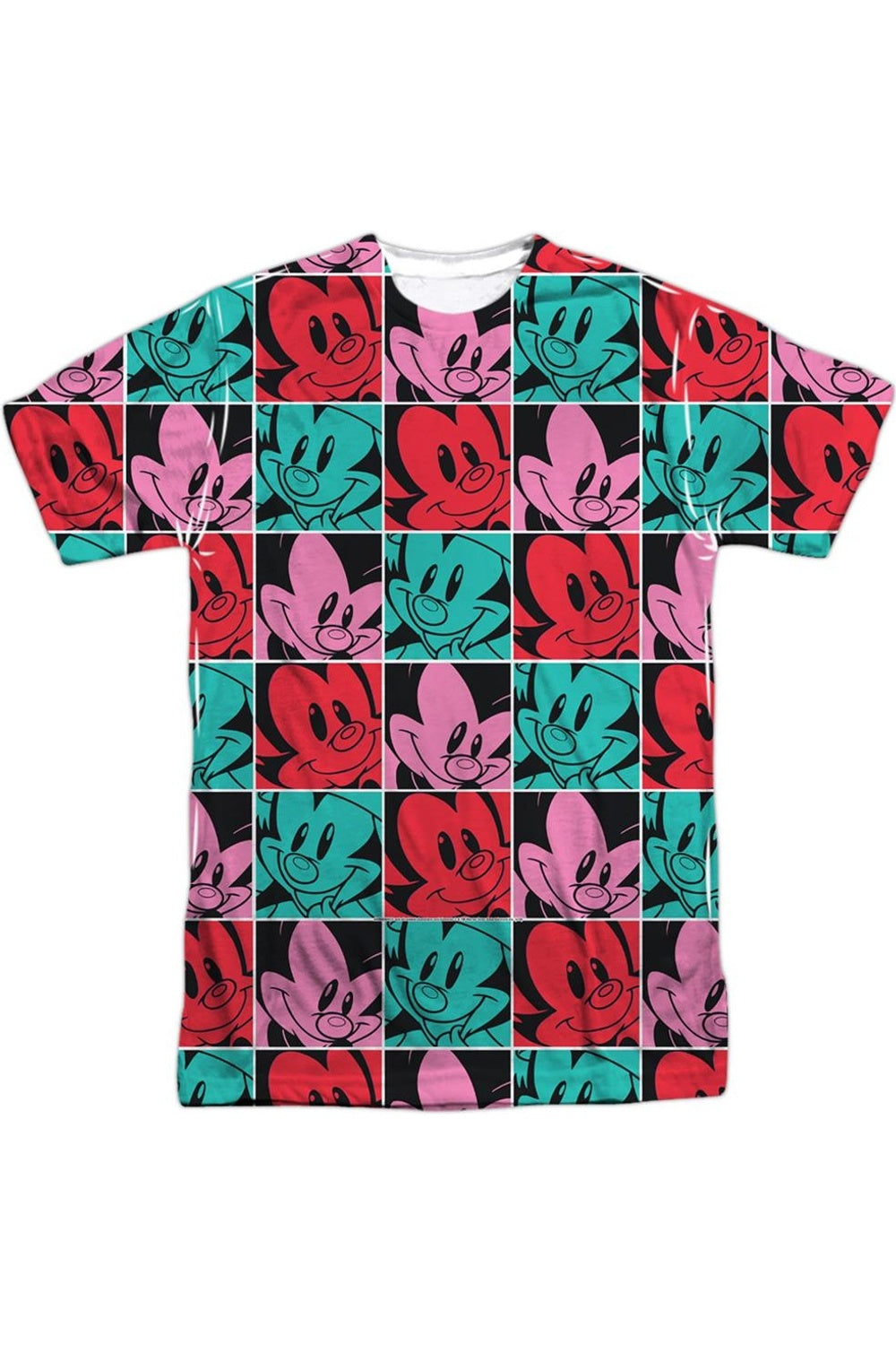 

Футболка Animaniacs Squares с коротким рукавом для взрослых из полиэстера Gildan, белый