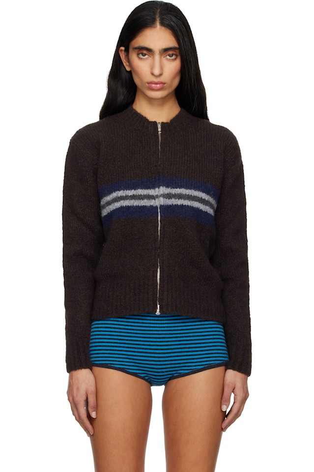 

Свитер Penalti на молнии Paloma Wool, коричневый