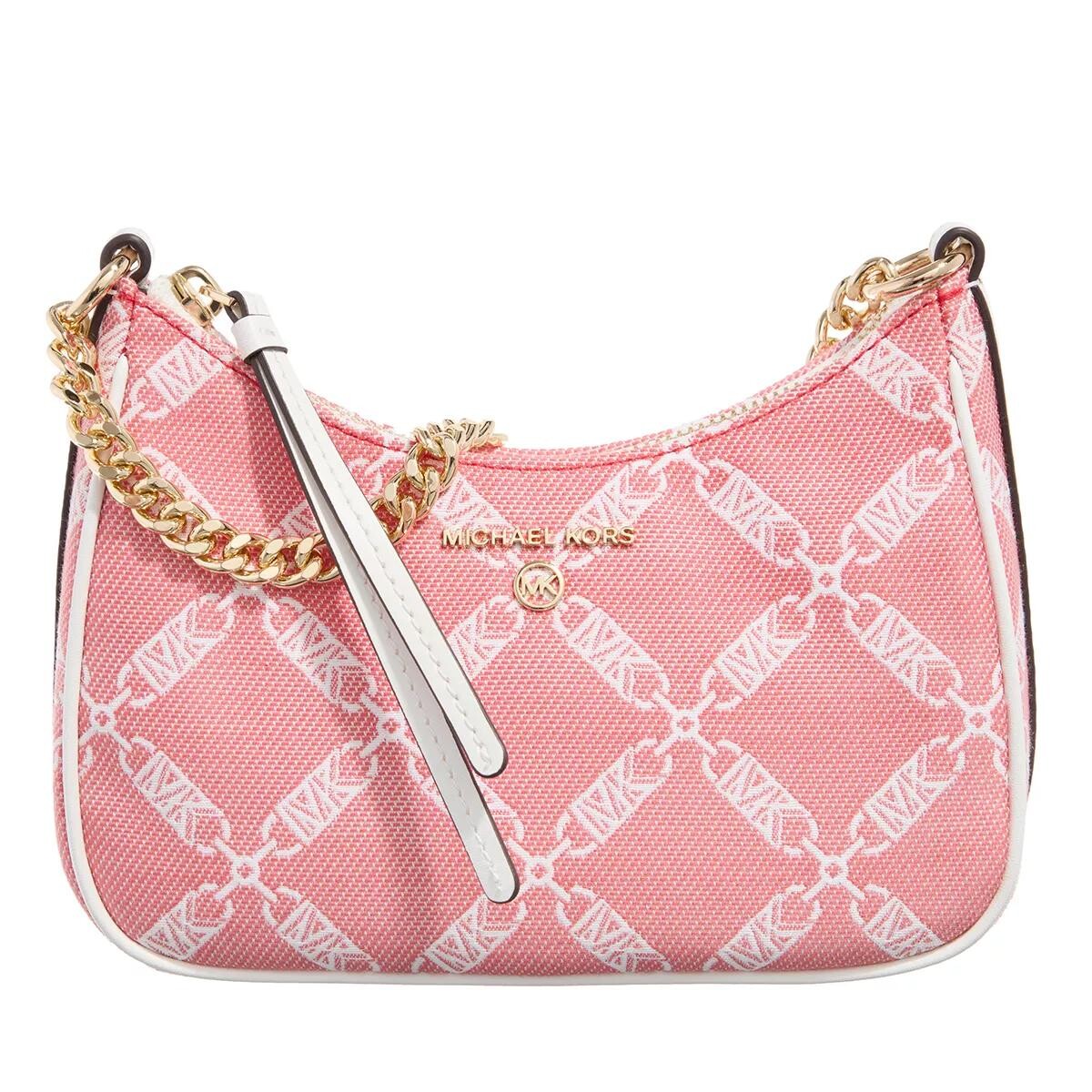 

Сумочки подвески портфели jet set пряный коралл Michael Michael Kors, розовый