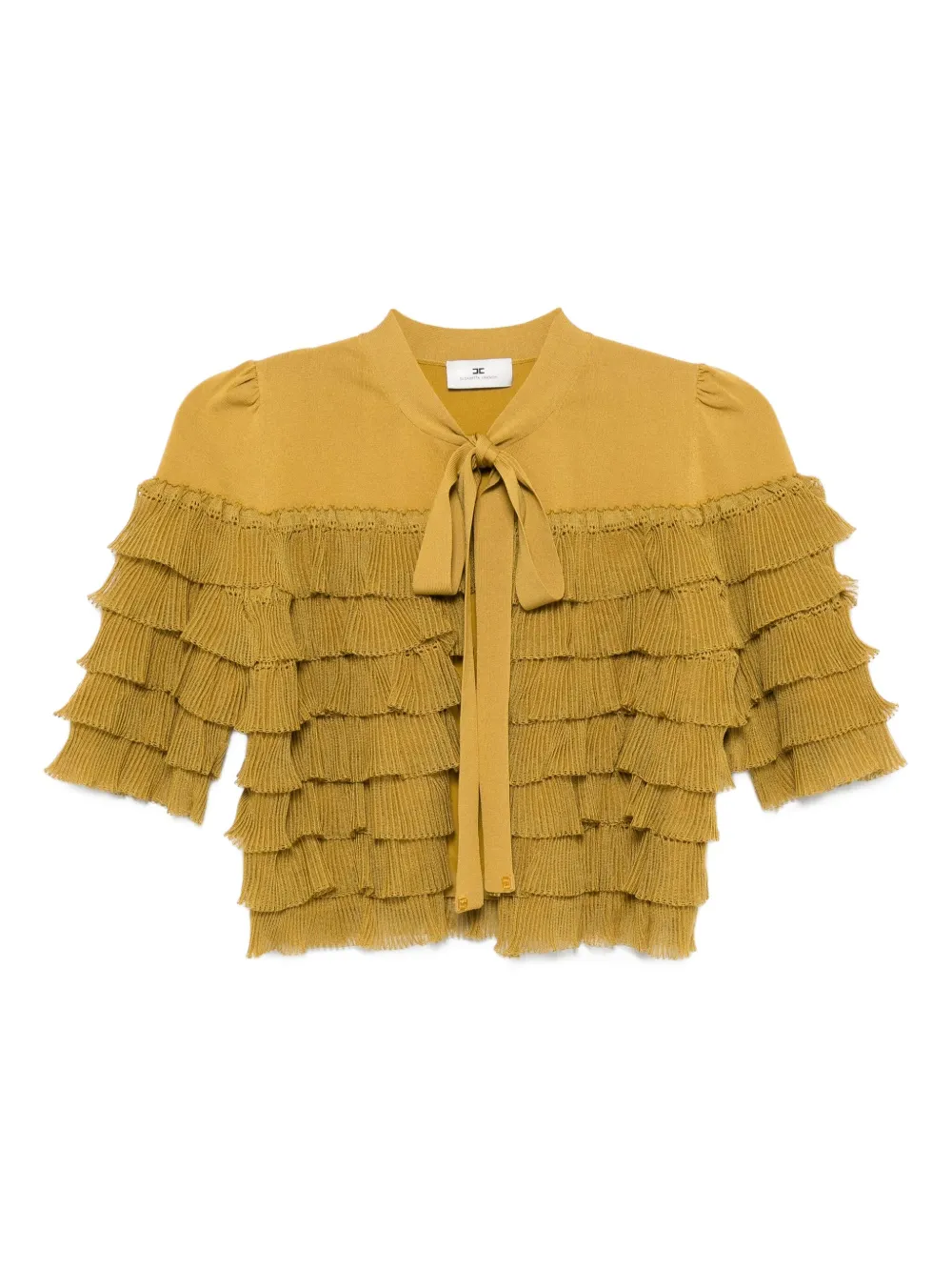 

Трикотажная блузка Elisabetta Franchi, желтый