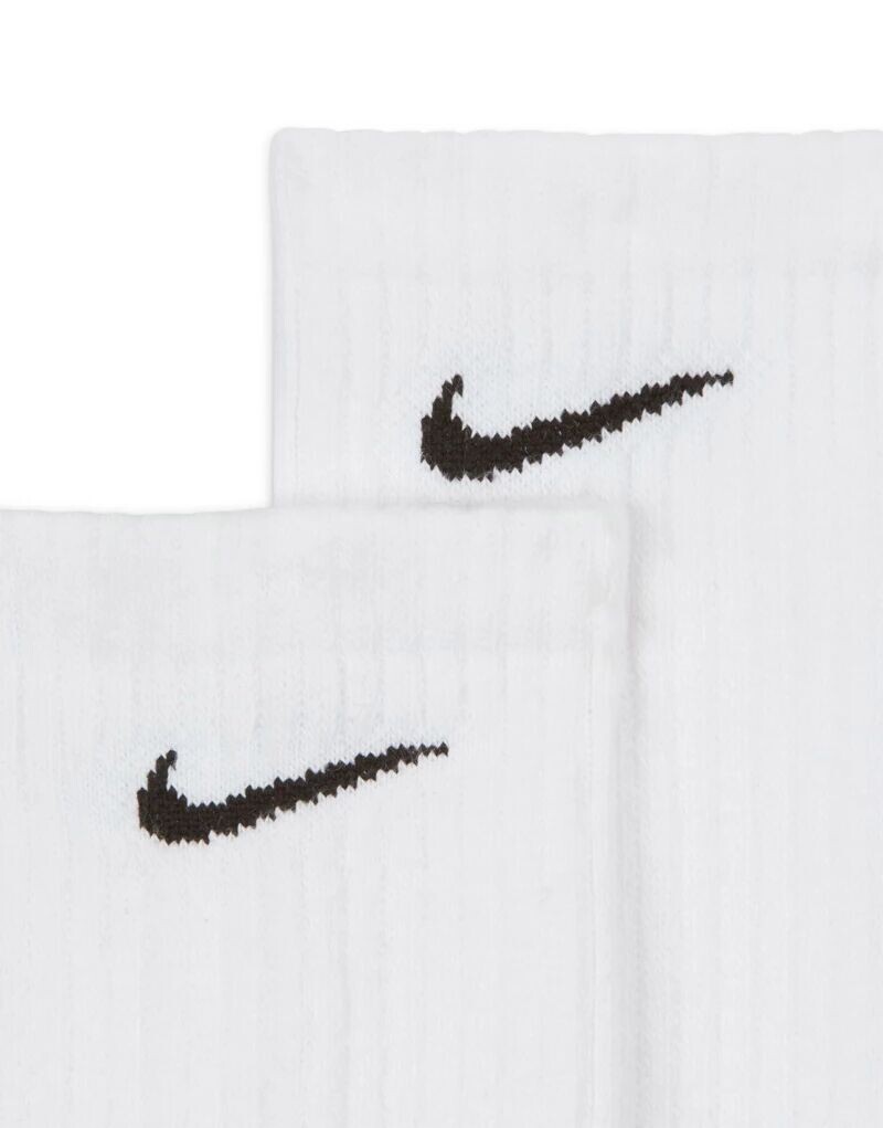Три пары белых носков с мягкой подкладкой Nike Everyday Cushioned — фото 2