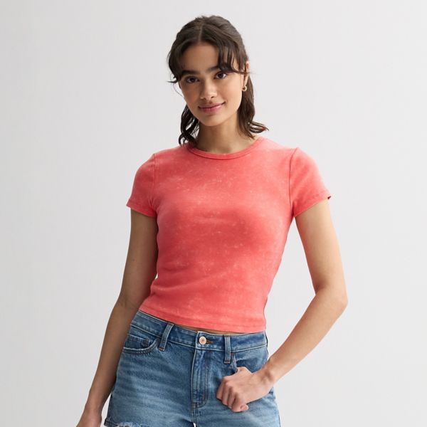 

Облегающая футболка для подростков Baby Tee So, цвет island melon