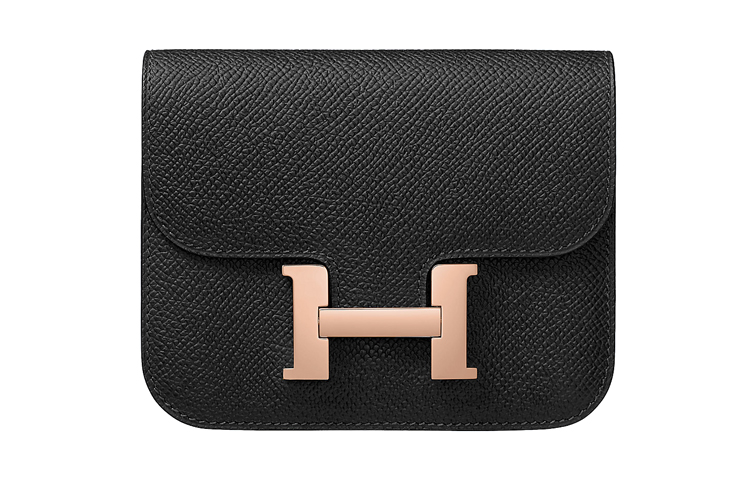 

Constance Slim Epsom Calfskin Kanka Wallet Fanny Pack Regular Женская Нуар Блэк HERMES