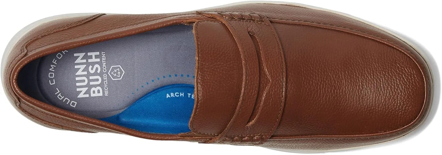 Мокасины Nunn Bush Luca Moccasin Loafers, Когнак — фото 3