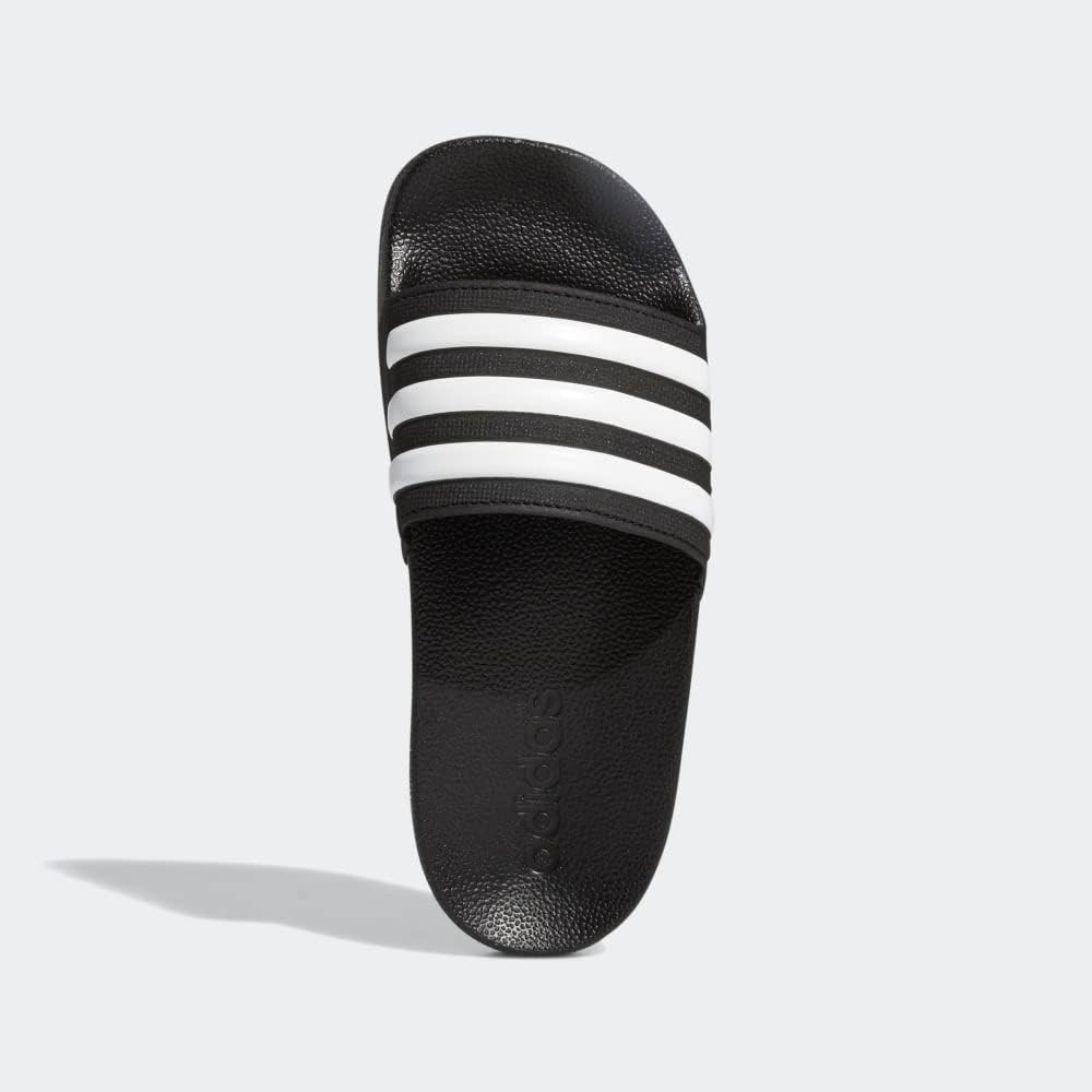 Детские шлепанцы для душа adidas Adilette, белый/черный — фото 3