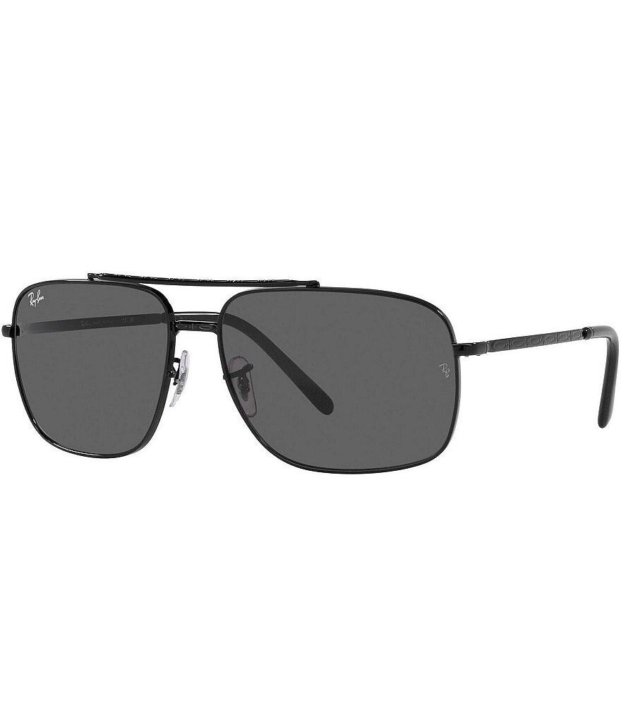 

Солнцезащитные очки Ray-Ban унисекс 0RB3796 59 мм прямоугольные, черный