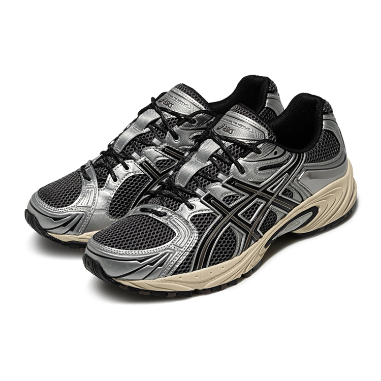 Gel Kahana TR Nexus низкие повседневные кроссовки Unisex ASICS, charcoal grey/серебряный — фото 4