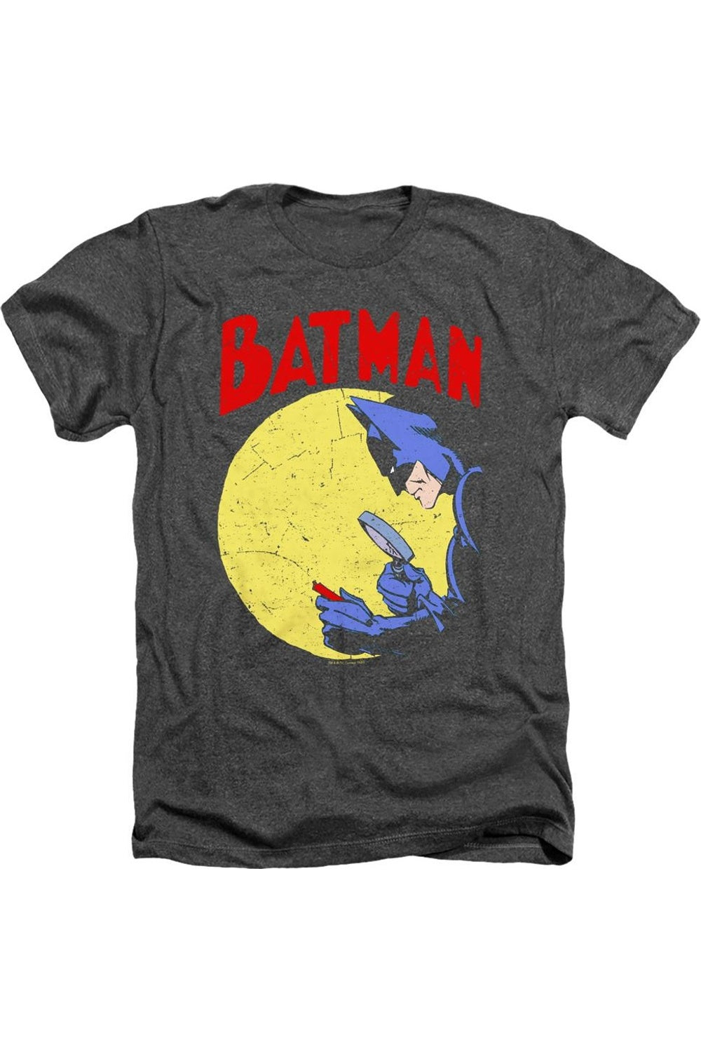 

Batman Detective 75 Adult Heather Tee / Футболка Gildan, цвет charcoal